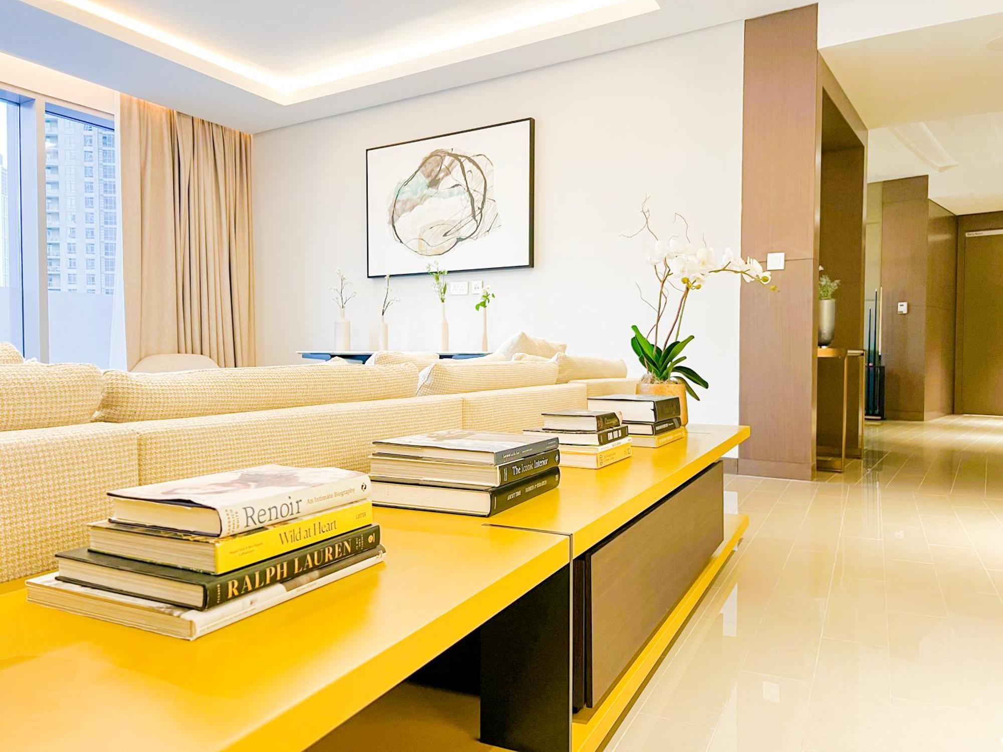 Downtown Luxury - Stunning Burj Khalifa & Sea View - 5 Minutes Walk To Dubai Mall Dış mekan fotoğraf
