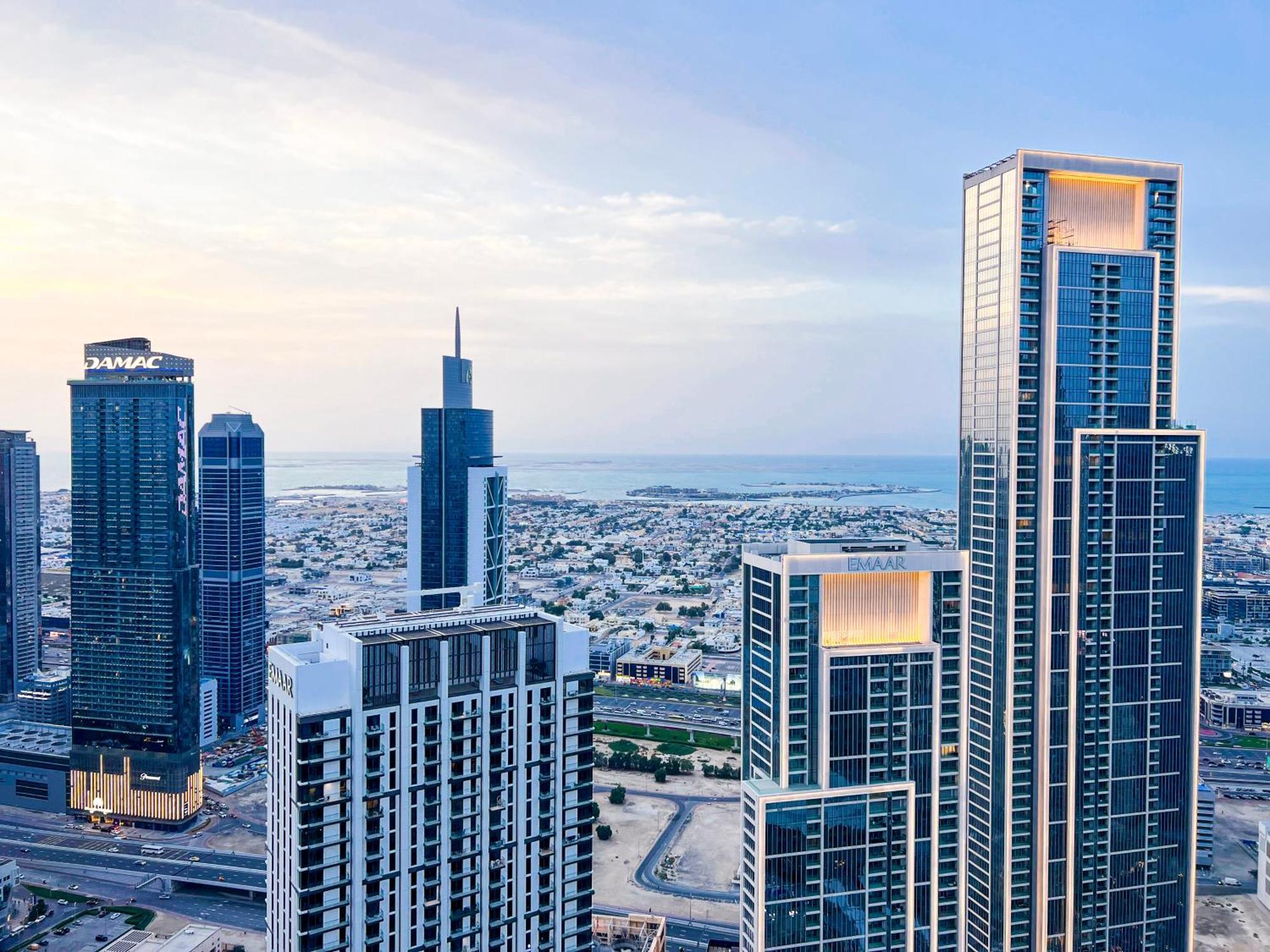Downtown Luxury - Stunning Burj Khalifa & Sea View - 5 Minutes Walk To Dubai Mall Dış mekan fotoğraf