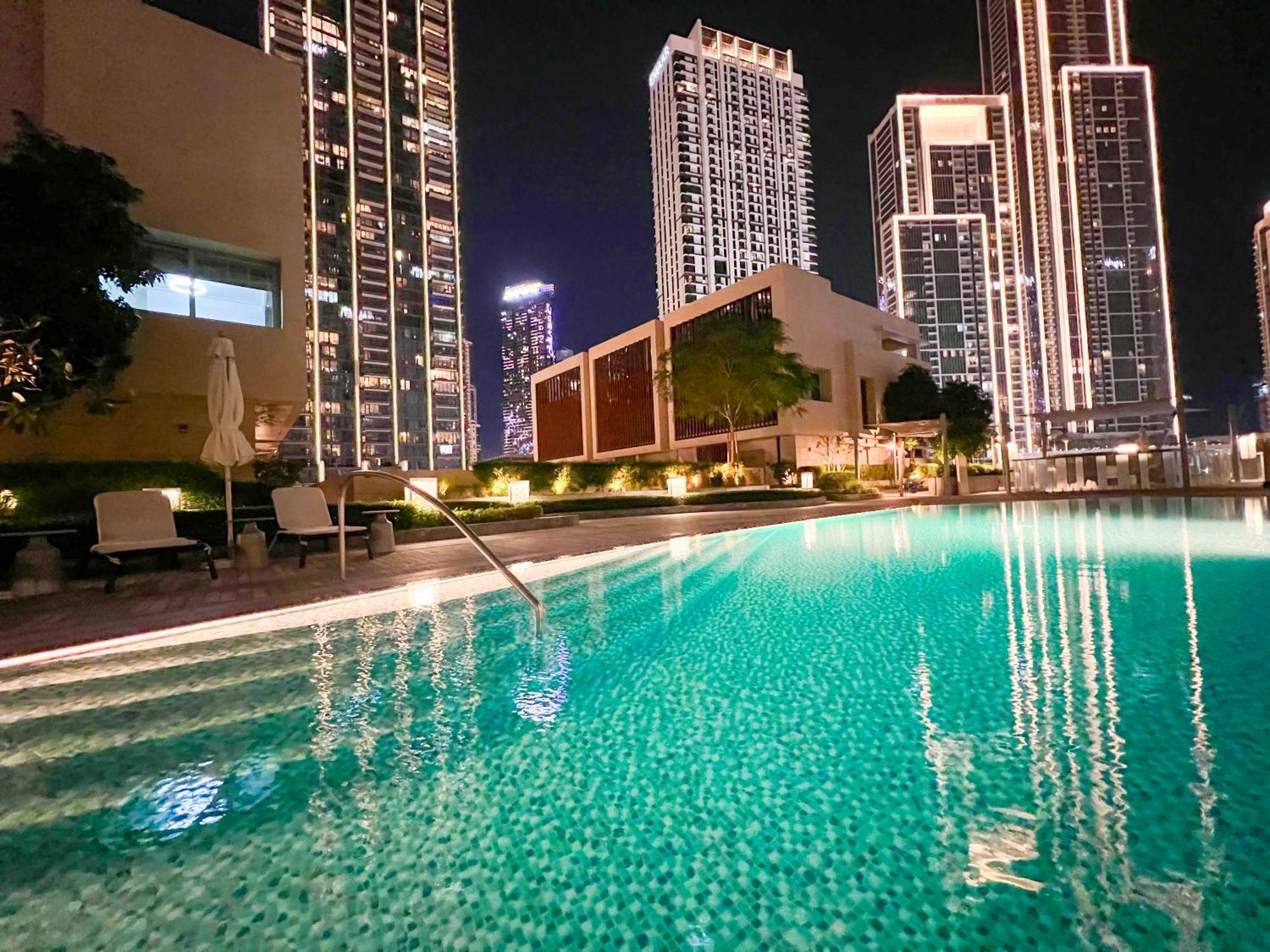 Downtown Luxury - Stunning Burj Khalifa & Sea View - 5 Minutes Walk To Dubai Mall Dış mekan fotoğraf