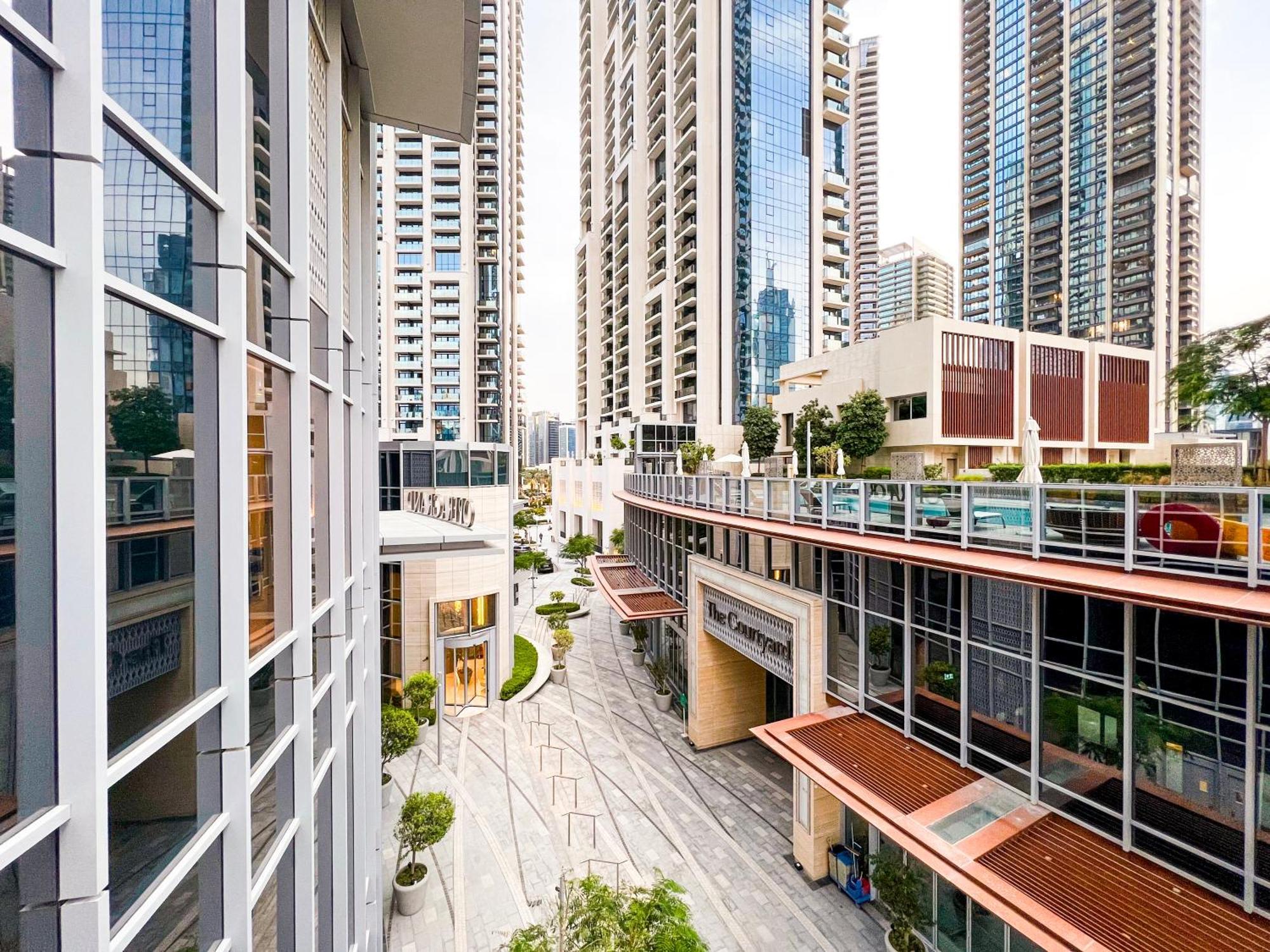 Downtown Luxury - Stunning Burj Khalifa & Sea View - 5 Minutes Walk To Dubai Mall Dış mekan fotoğraf