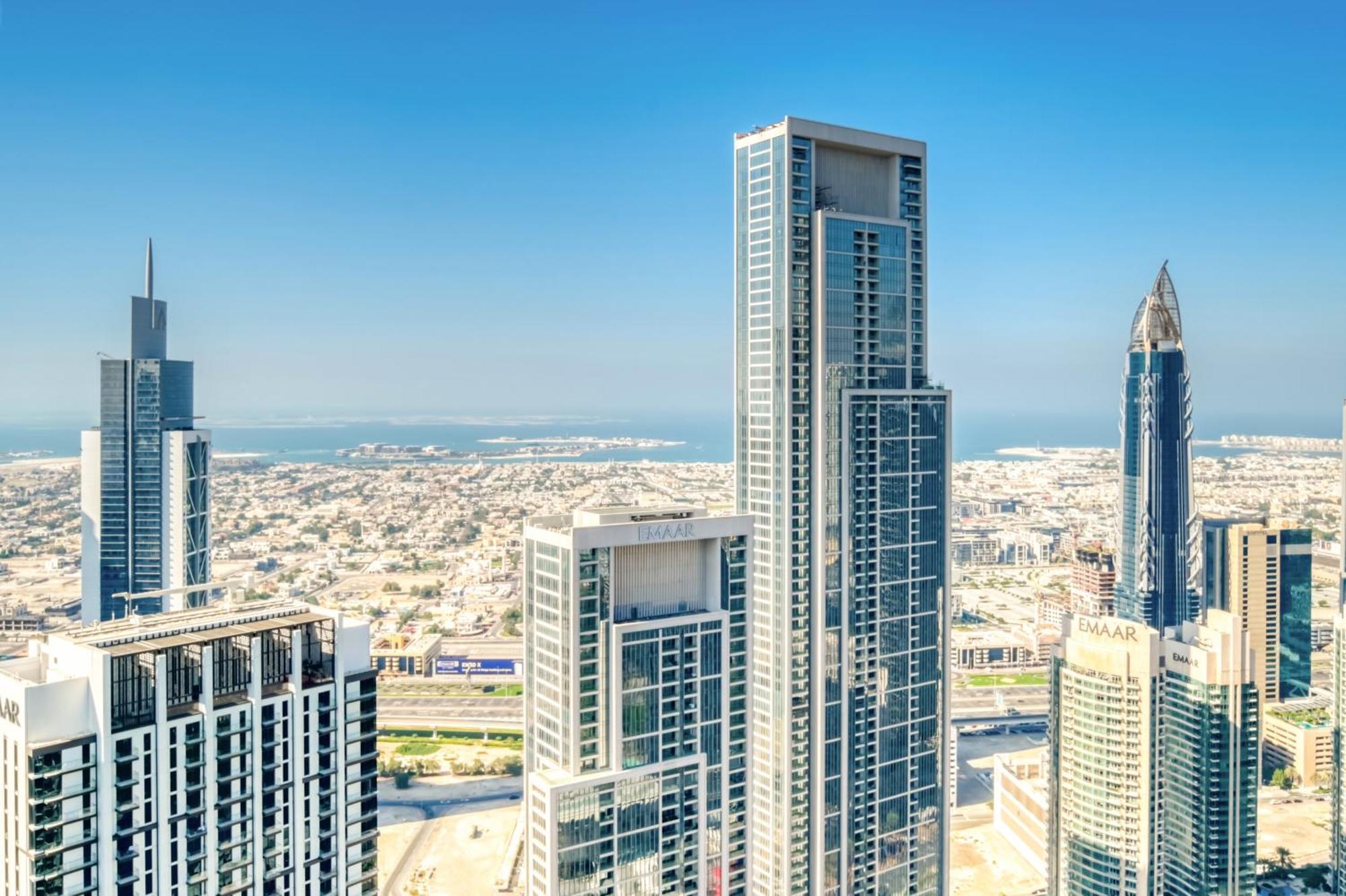 Downtown Luxury - Stunning Burj Khalifa & Sea View - 5 Minutes Walk To Dubai Mall Dış mekan fotoğraf